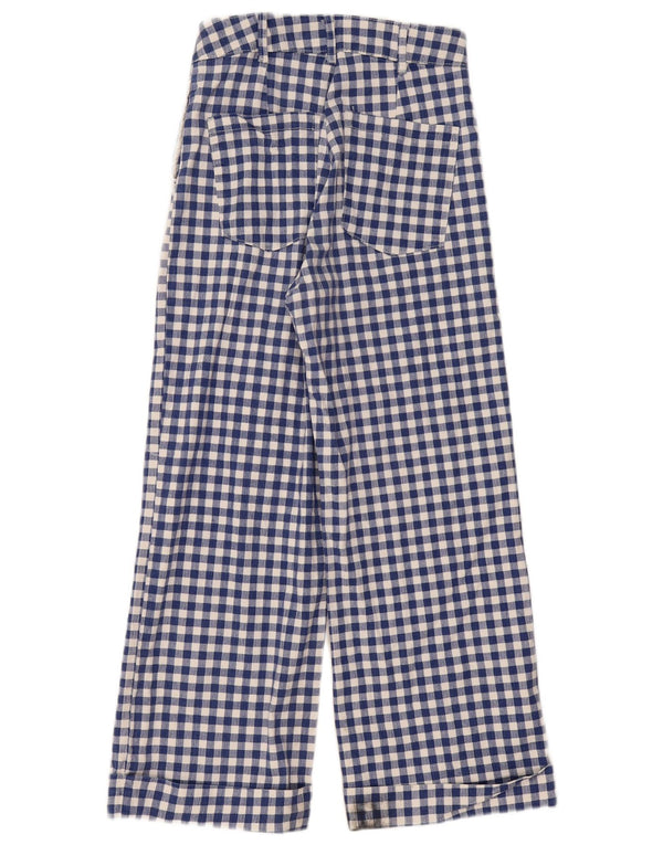 Scotch & Soda ženske chino hlače Regular Bootcut W26 L26 Blue Gingham