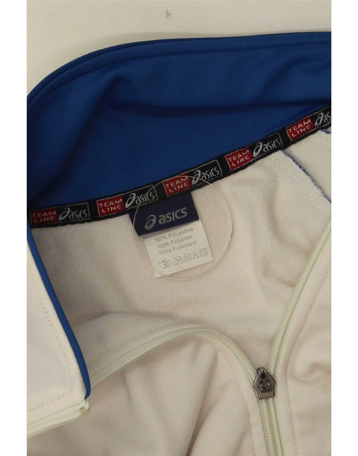 Asics muška gornja jakna trenirke mala bijela poliester