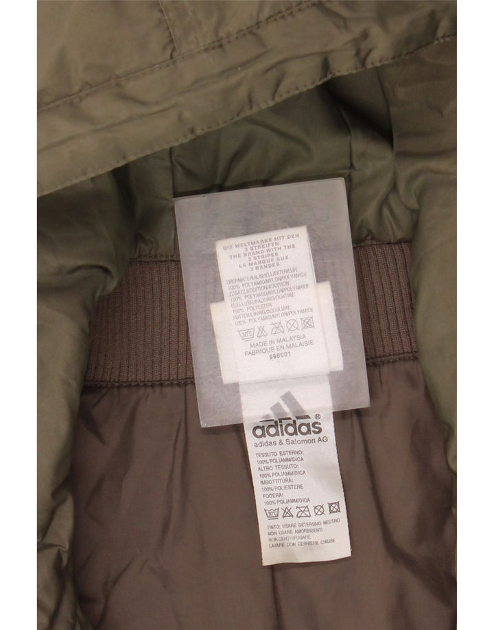 Adidas jakna s kapuljačom za dječake 15-16 godina kaki poliamid