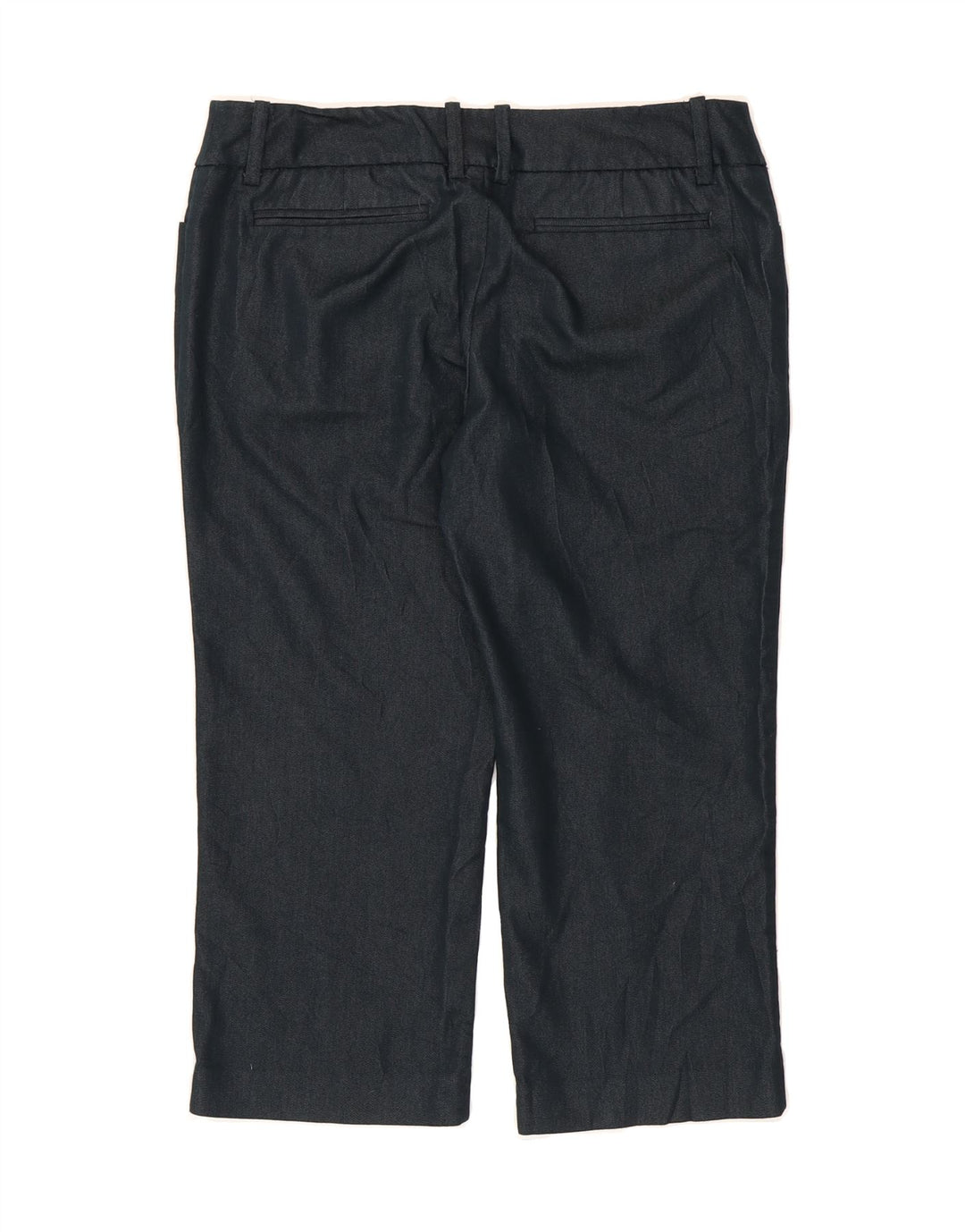 MOSSIMO Womens Stretch Capri Trousers US 8 Medium W31 L21 Navy Blue Vintage Mossimo and Second-Hand Mossimo from Messina Hembry 