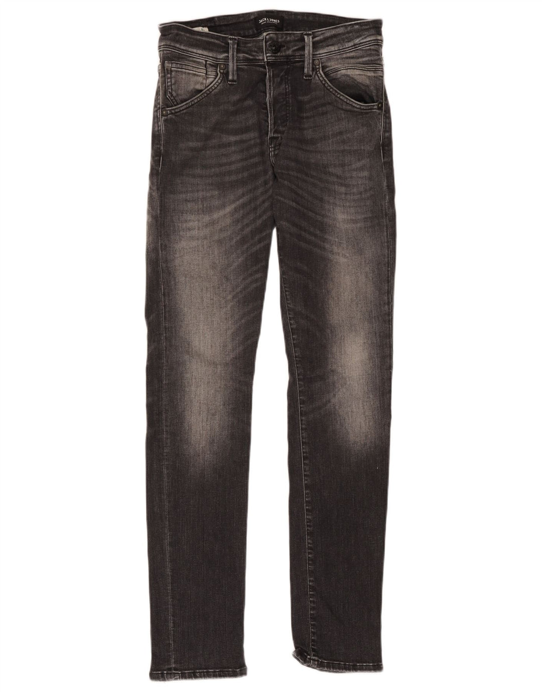 Jack & Jones muške uske traperice GLENN W29 L32 sivi pamuk