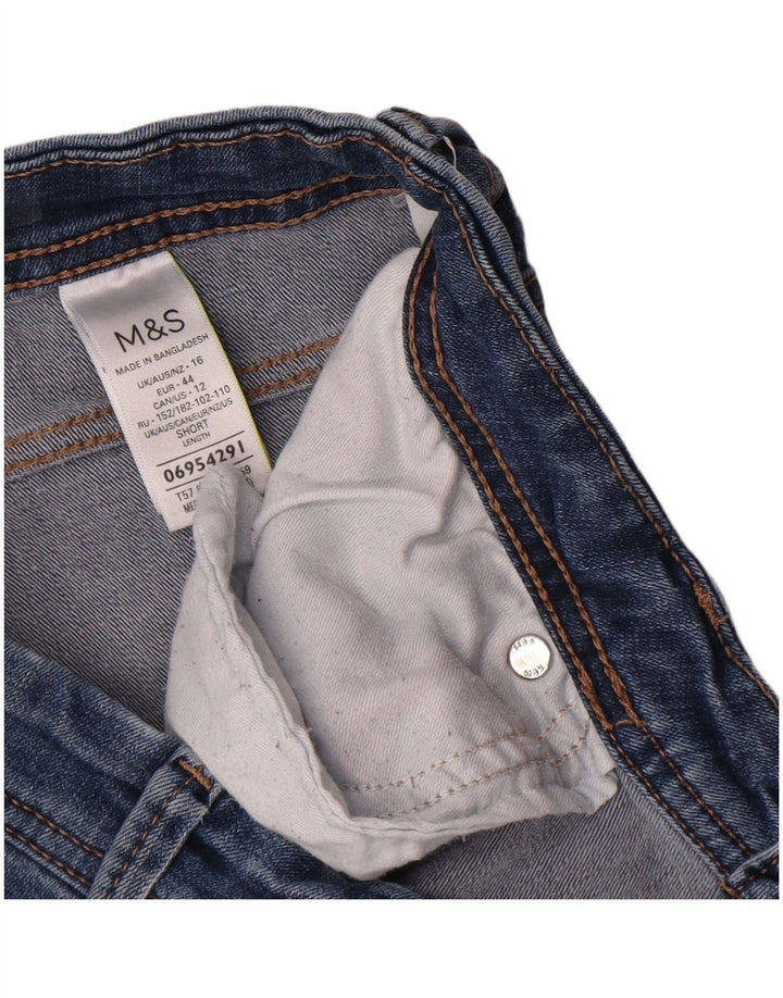 Ženske traperice Marks & Spencer Bootcut W32 L26 plavi pamuk