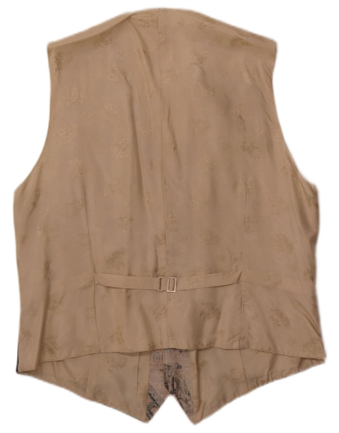 Julius Lang muški grafički prsluk IT 54 XL bež patchwork viskoza