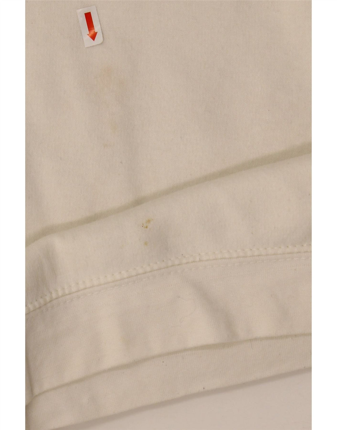 Zara Womens Crop Oversized Sweatshirt Jumper UK 14 Medium White Polyester