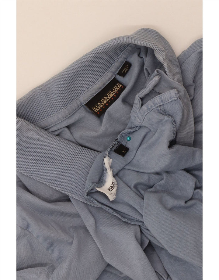 NAPAPIJRI Muška polo majica Geographic Large Blue
