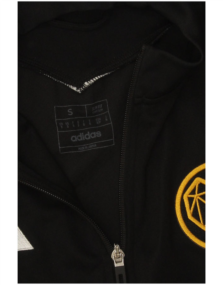 Adidas muška Aeroready Slim Fit gornja jakna od male crne poliesterske trenirke