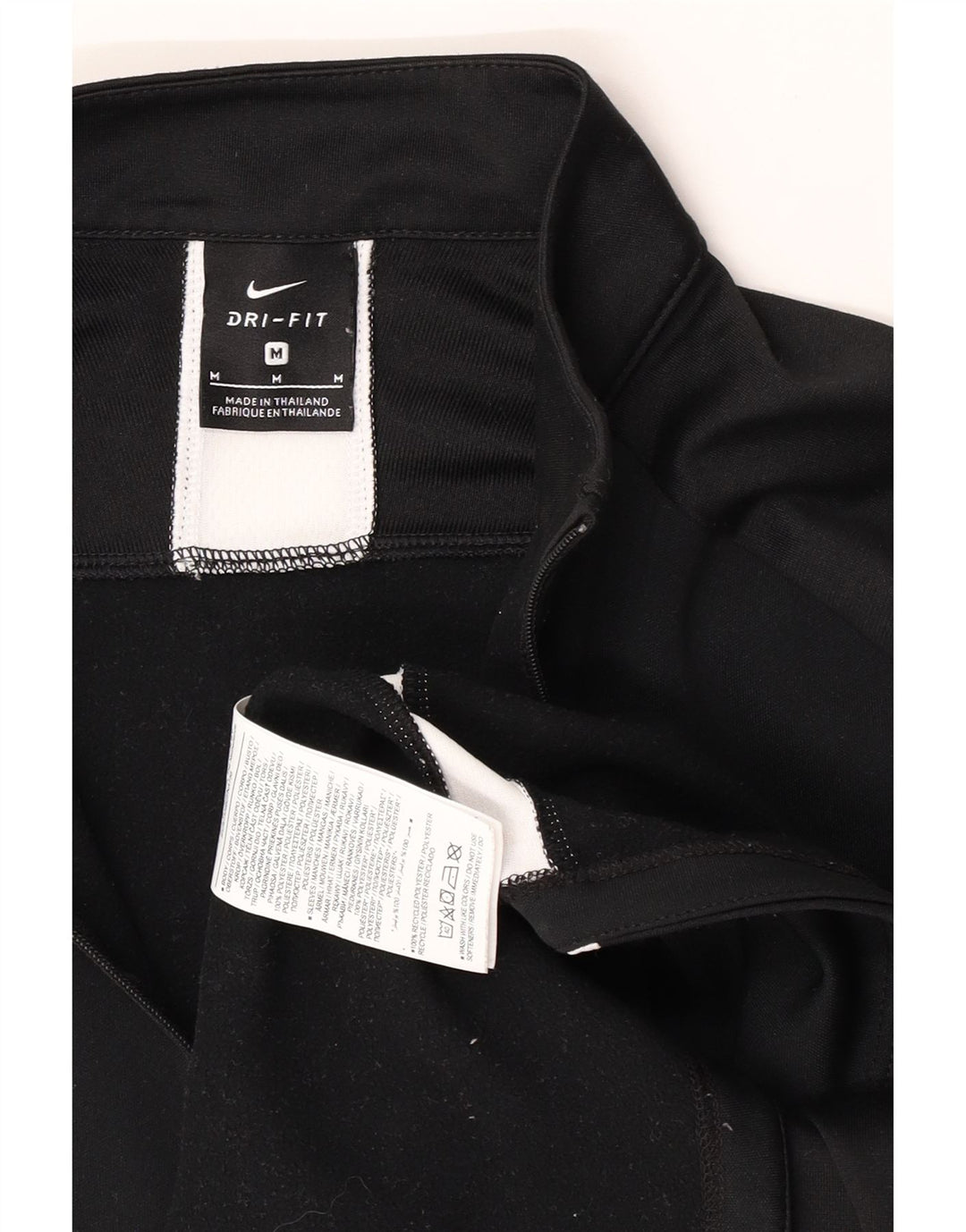 Nike muška dukserica Dri Fit s patentnim izrezom srednje crne boje