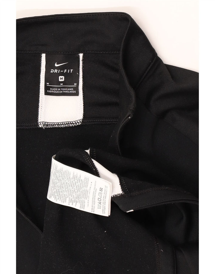 Nike muška dukserica Dri Fit s patentnim izrezom srednje crne boje