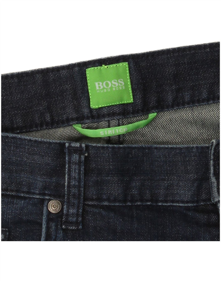 HUGO BOSS Muške ravne traperice W36 L32 tamnoplave