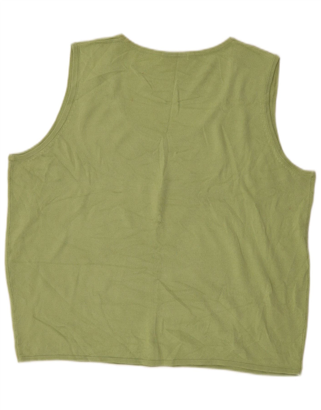 MARKS & SPENCER Ženska velika majica bez rukava UK 18 XL Zelena