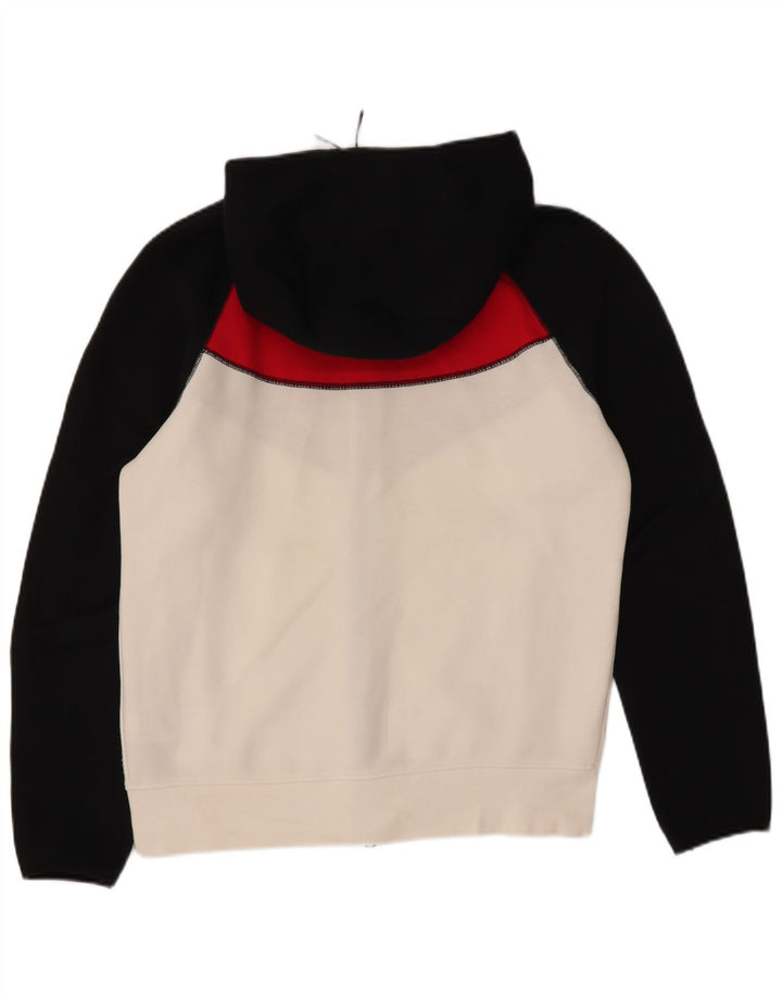 Nike muški pulover s kapuljačom na patentni zatvarač srednje boje, pamuk u blokovima boja