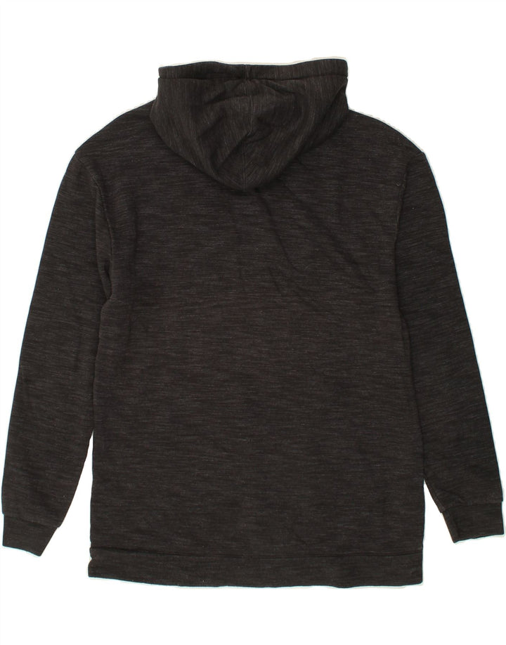 REEBOK Mens Graphic Hoodie Jumper Medium Grey Flecked Cotton Vintage Reebok and Second-Hand Reebok from Messina Hembry 