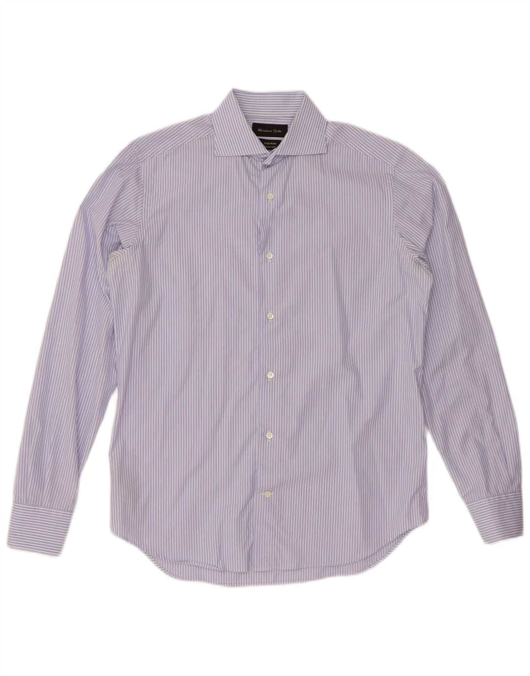 MASSIMO DUTTI Muška košulja veličina 15 38 pamuk srednje plave pruge