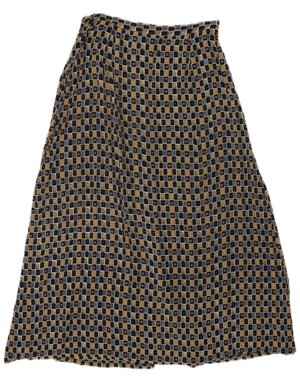 Monsoon ženska mala maksi suknja UK 12 Medium W27 Višebojni geometrijski