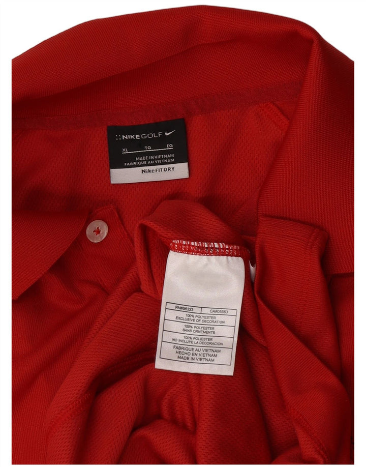 Nike muška polo majica XL crvena poliester