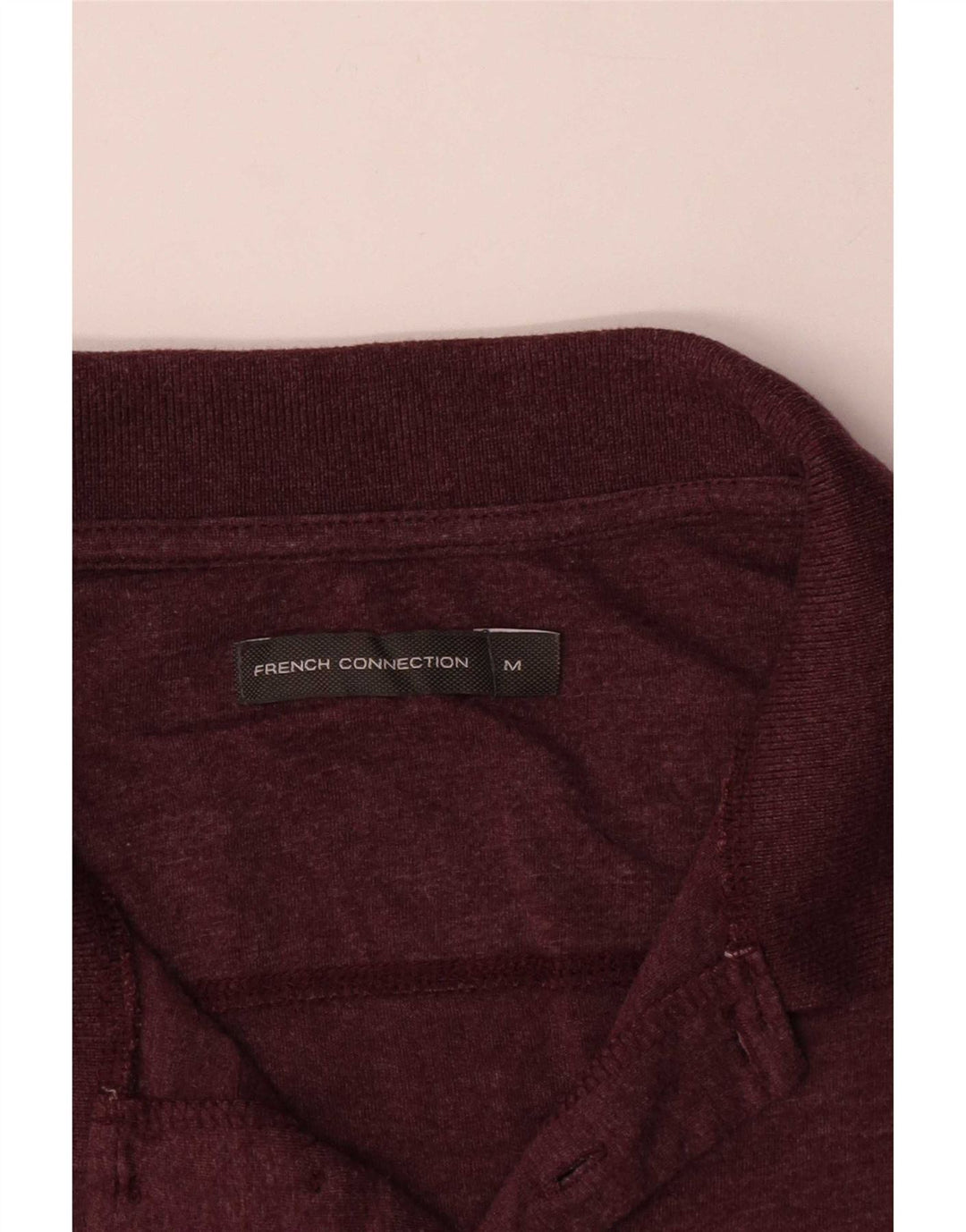 French Connection muška polo majica Srednji bordo pamuk