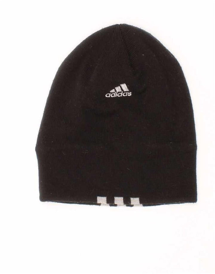 Adidas kapa kapa za dječake jedne veličine od crnog prugastog poliestera