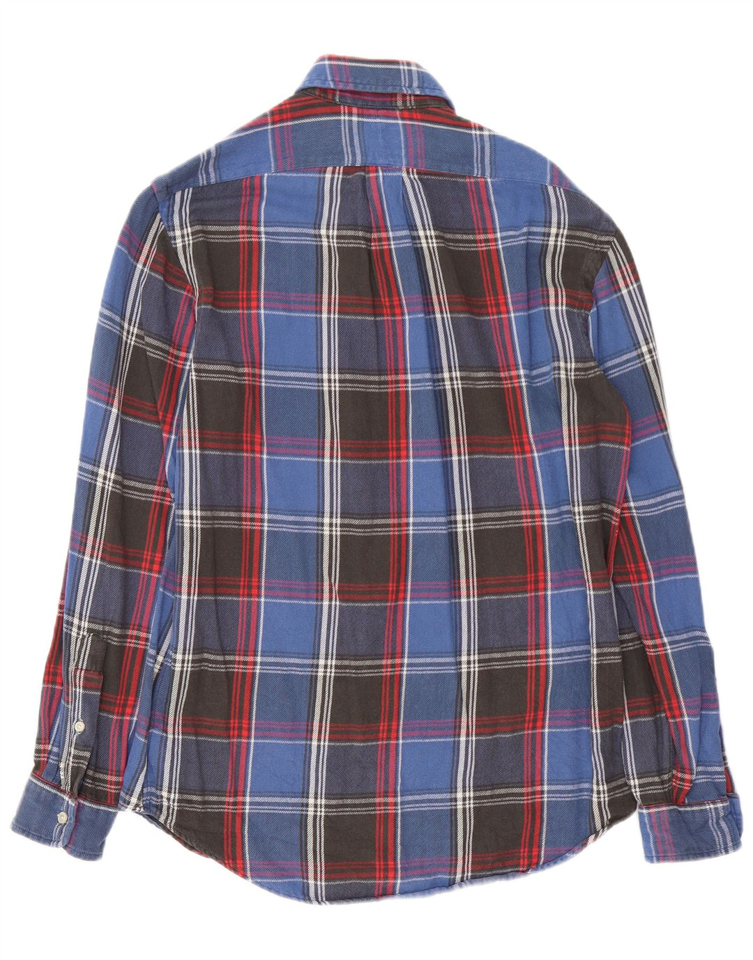 RALPH LAUREN Muška flanelska košulja, mali plavi pamuk