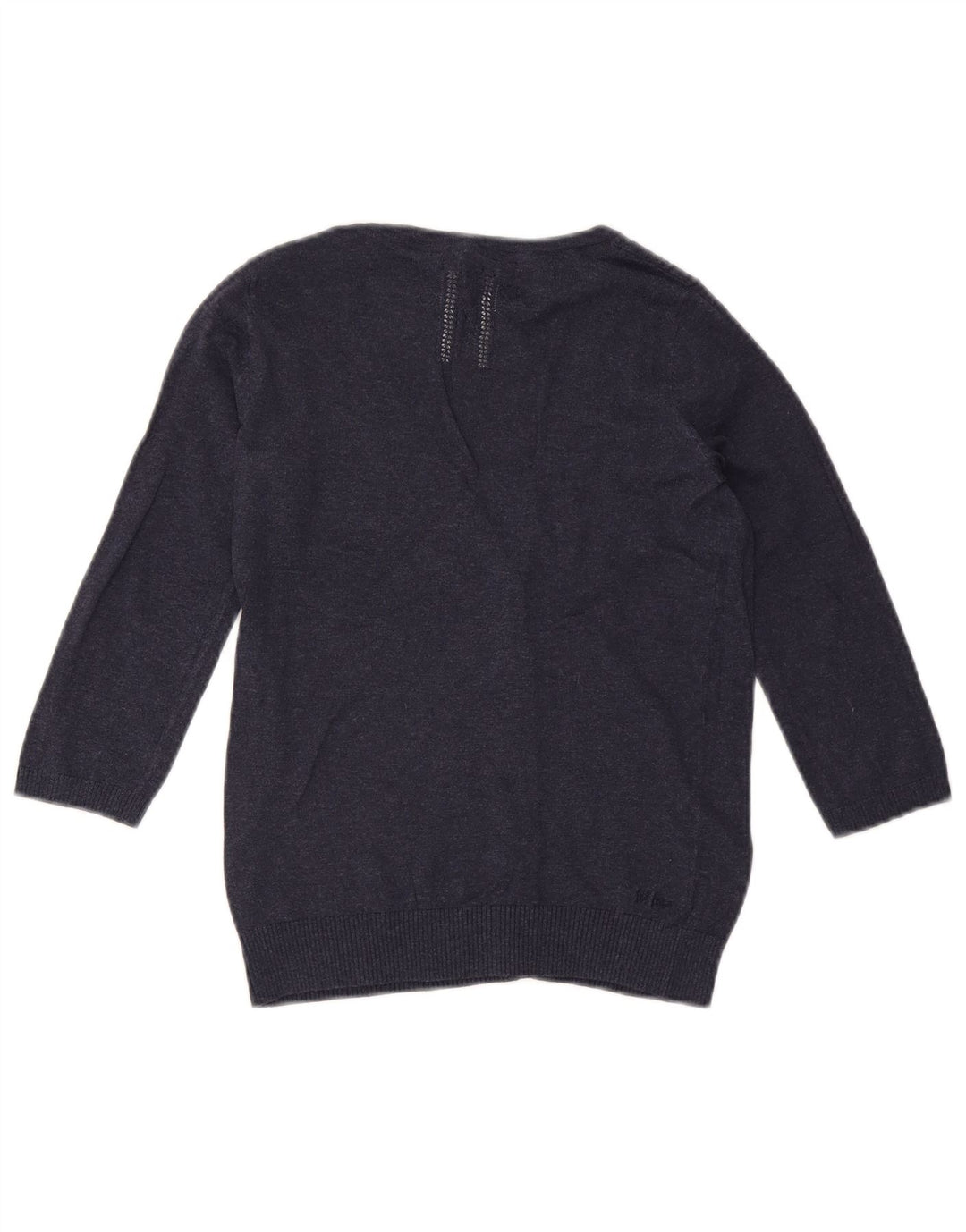 FAT FACE Ženski džemper s 3/4 rukavima UK 8 Mali tamnoplavi pamuk