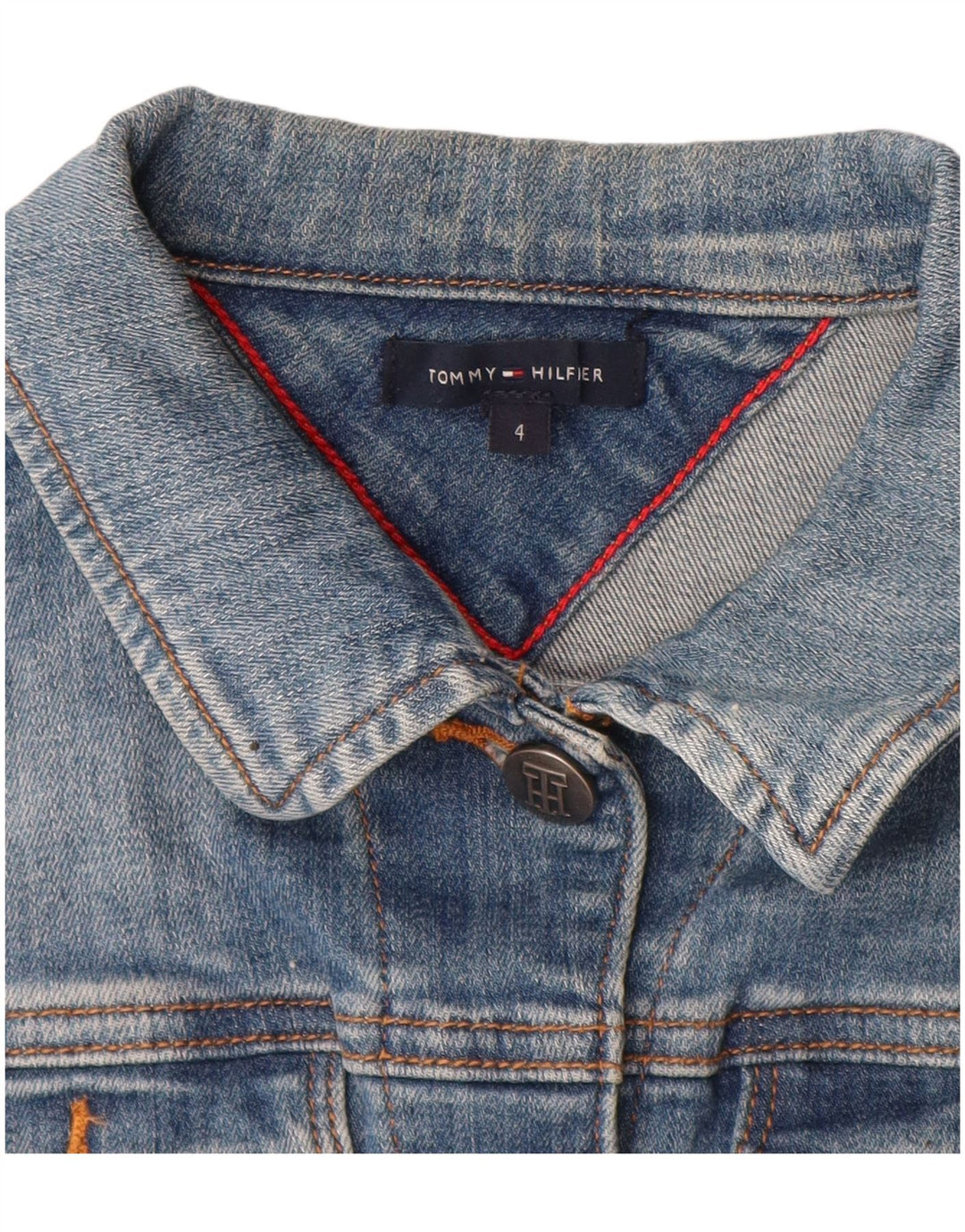 Tommy Hilfiger ženska jakna od kratkog trapera US 4 Mala plava pamuk
