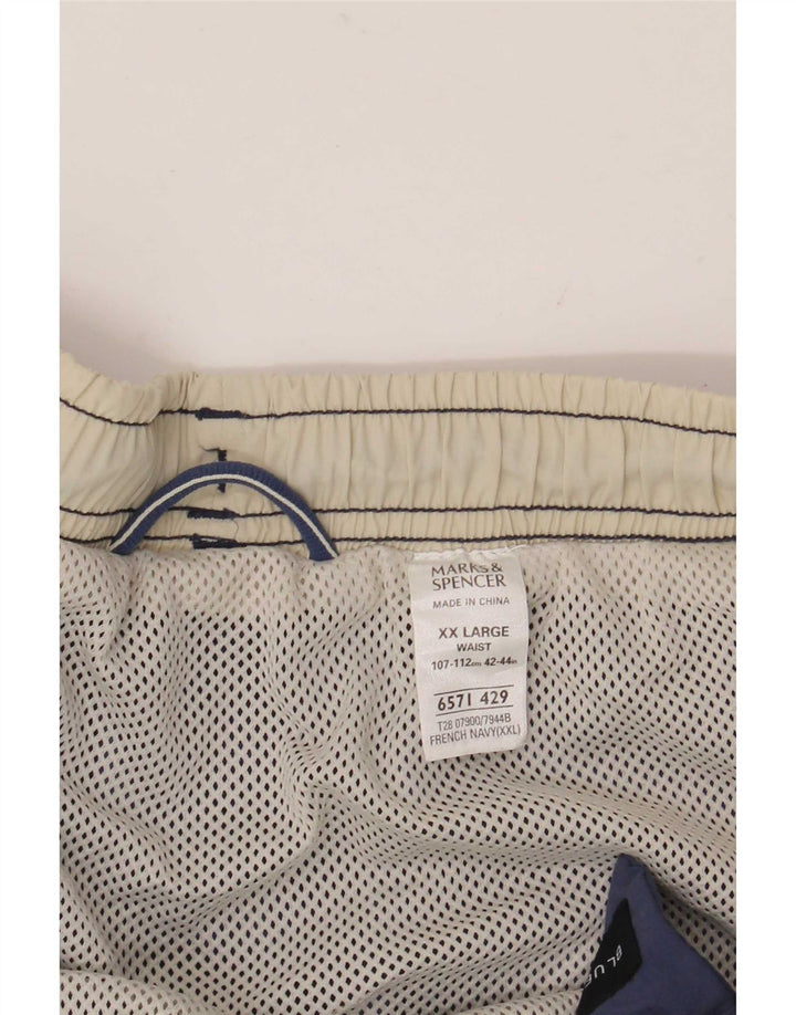 Marks & Spencer muške kratke hlače za kupanje 2XL tamnoplavi poliamid
