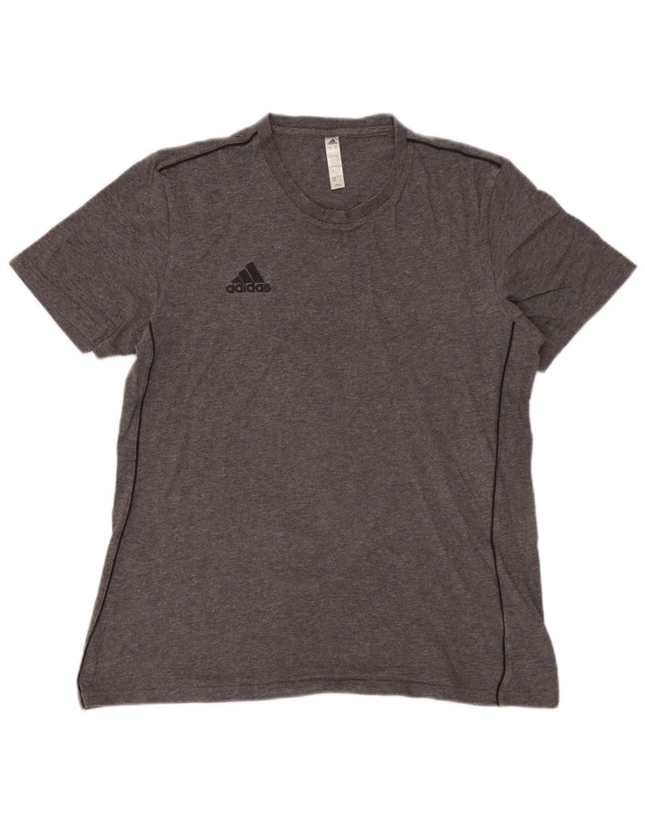 Adidas muška majica kratkih rukava Srednje sivi pamuk