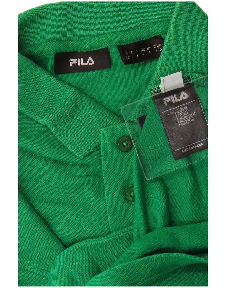 FILA muška polo majica velika zelena pamuk