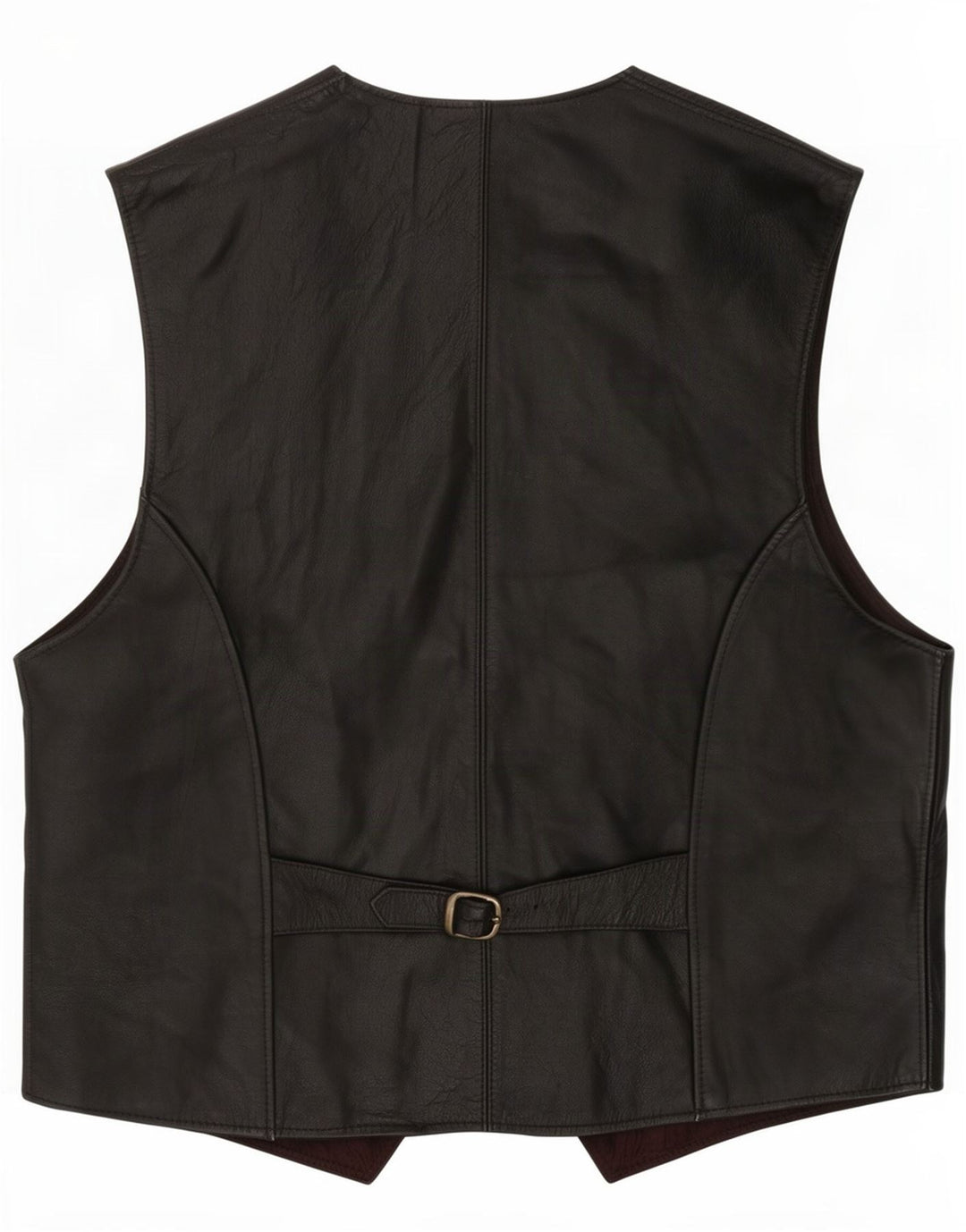 Vintage muški kožni prsluk IT 52 Large Black