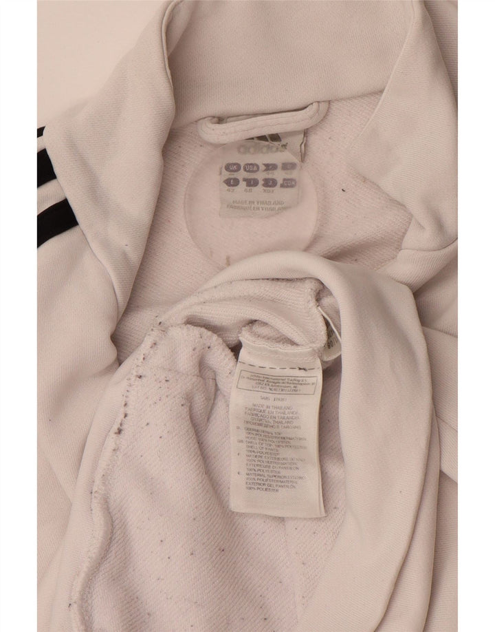 ADIDAS ženska gornja jakna trenirke UK 16 veliki bijeli poliester