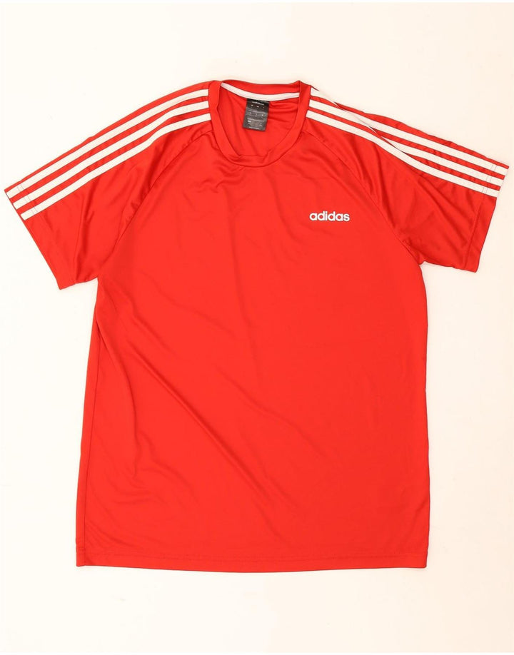 Adidas muška majica Climalite, veliki crveni poliester
