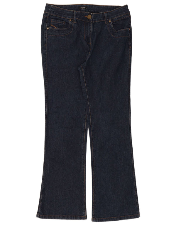 M&Co ženske traperice Bootcut UK 14 Large W34 L30 tamnoplavi pamuk