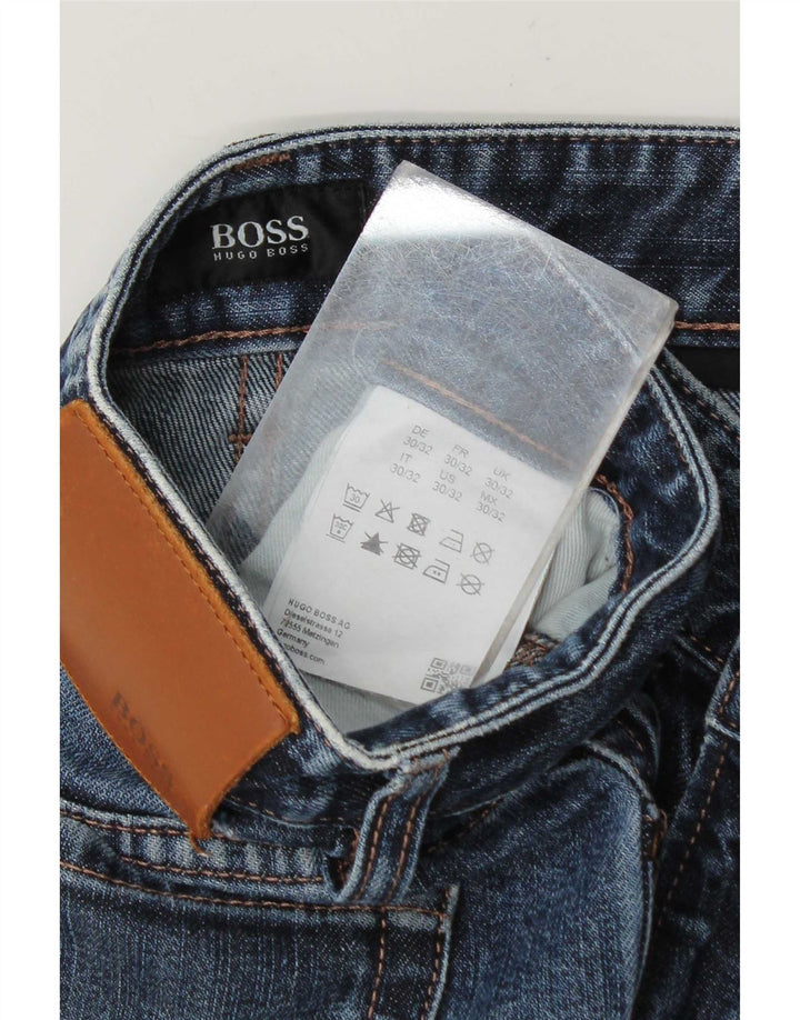 Hugo Boss muške uske traperice W30 L28 plavi pamuk