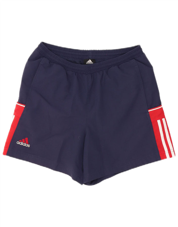 Adidas muške sportske kratke hlače srednje tamnoplave poliesterske boje