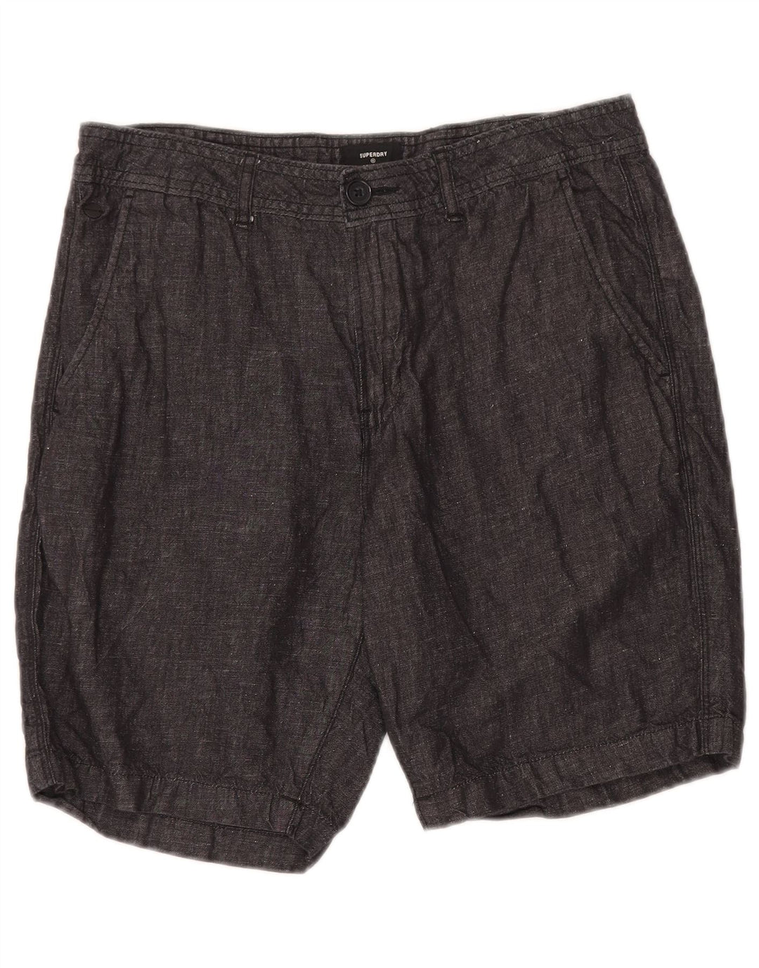 Superdry muške chino kratke hlače W32 srednje sivi pamuk