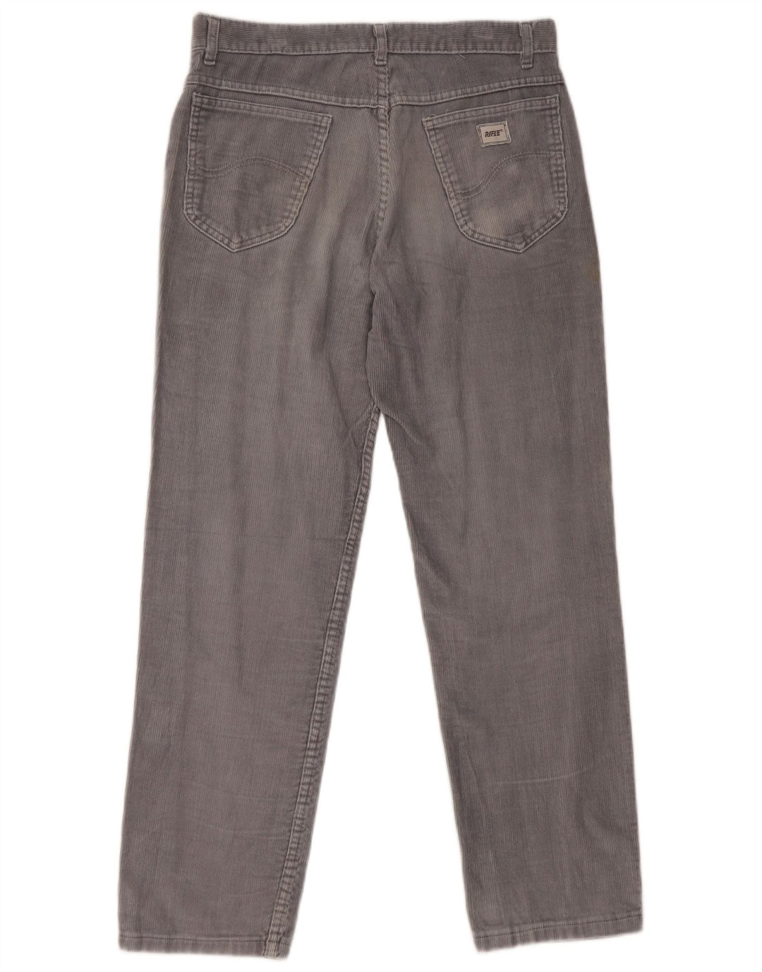 RIFLE Muške ravne hlače od samta W28 L28 plavi pamuk