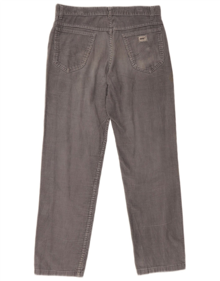 RIFLE Muške ravne hlače od samta W28 L28 plavi pamuk