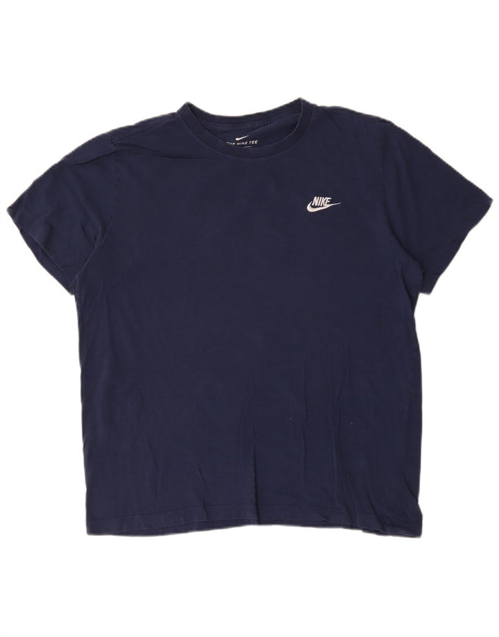 Nike muška majica kratkih rukava, veliki tamnoplavi pamuk
