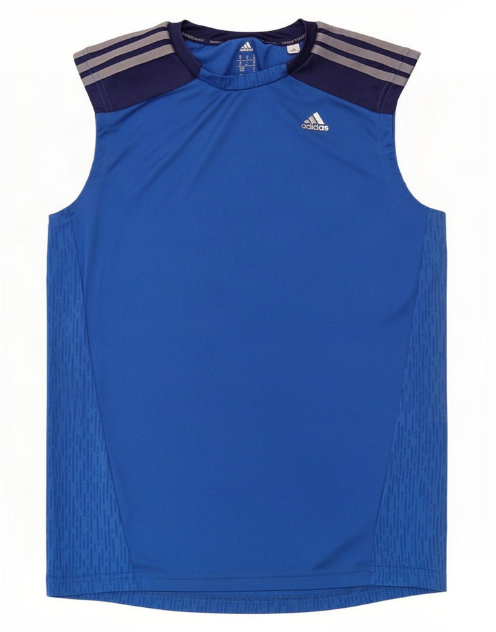 Adidas muški Climacool prsluk Srednje plavi poliester u boji