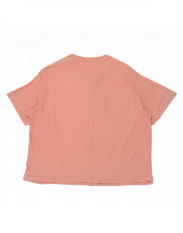 Adidas ženska majica kratkih rukava UK 16 Large Pink Cotton