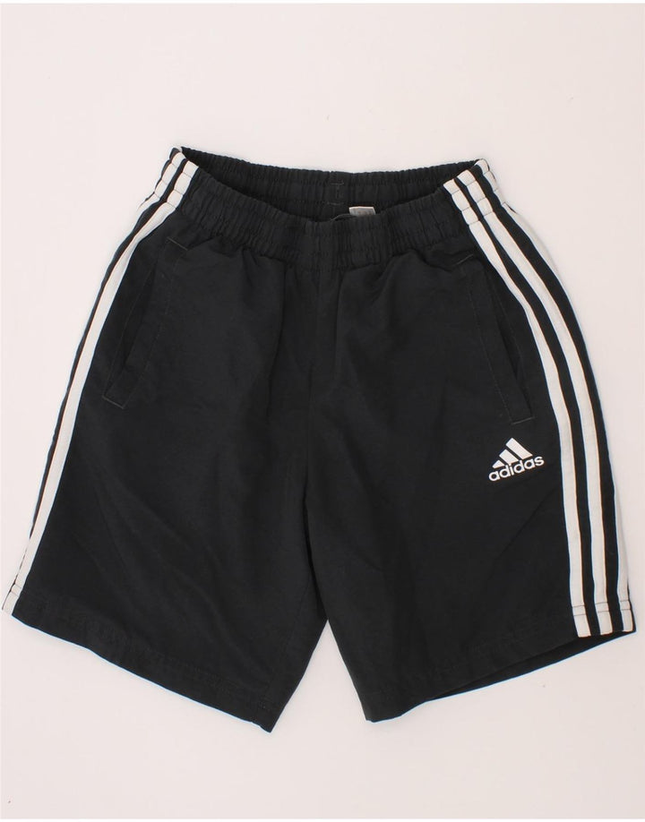 ADIDAS Boys Sport Shorts 7-8 Years Grey Vintage Adidas and Second-Hand Adidas from Messina Hembry 
