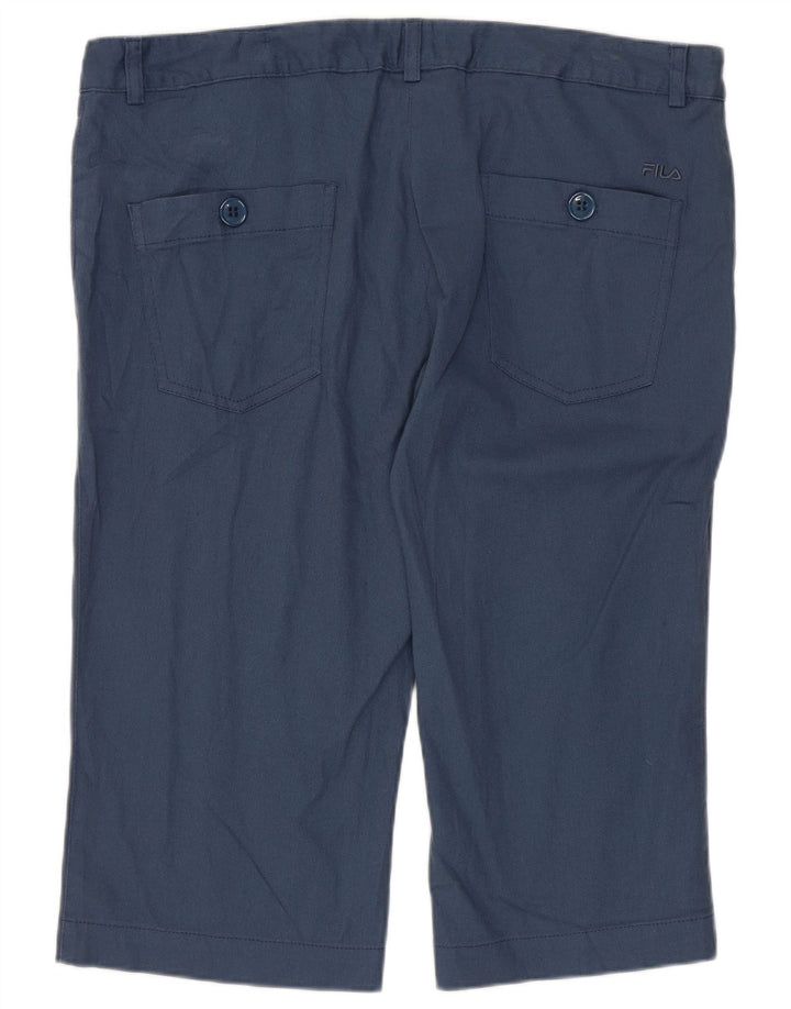 Ženske kapri hlače Fila UK 16 Large W36 L17 tamnoplavi poliamid