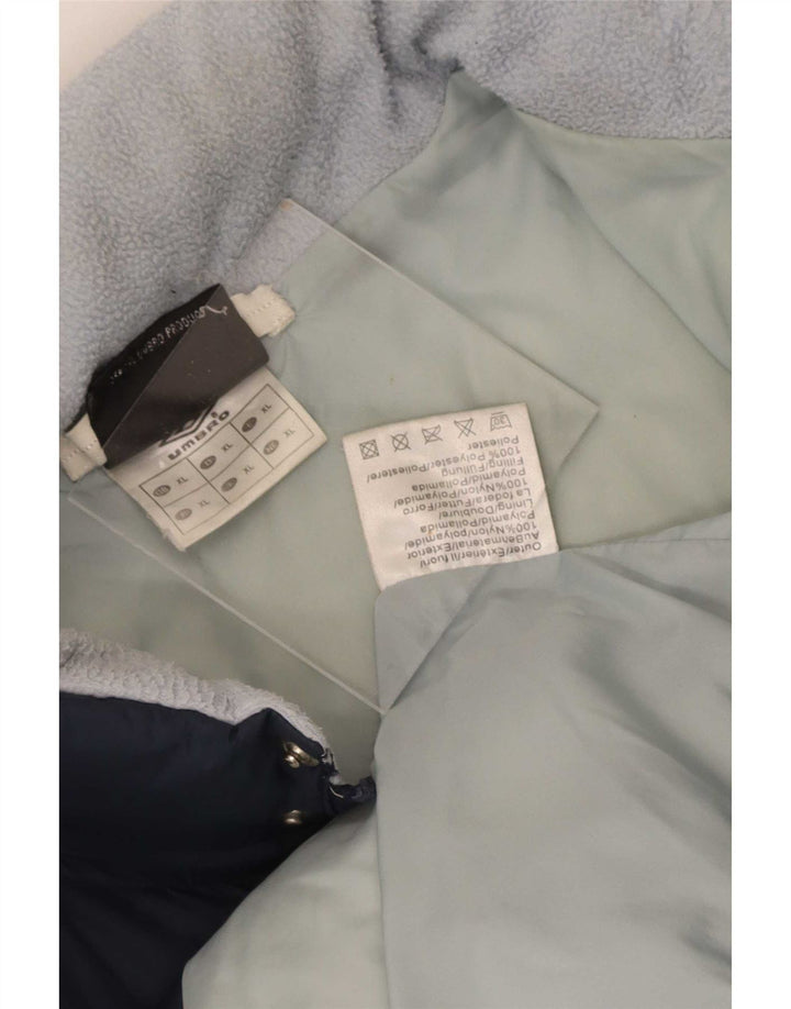 Umbro muška podstavljena jakna UK 42 XL tamnoplavi najlon