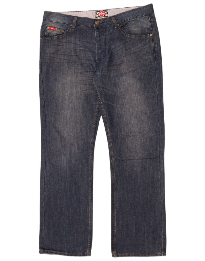 Lee Cooper muške ravne traperice W36 L32 plavi pamuk