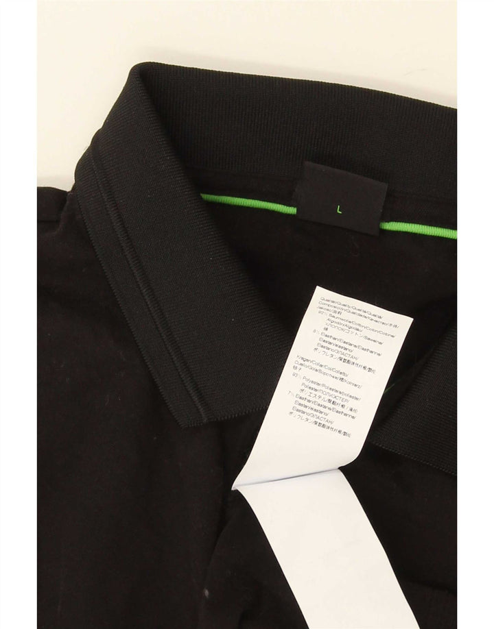 Hugo Boss muška rastezljiva polo majica velika crna pamučna
