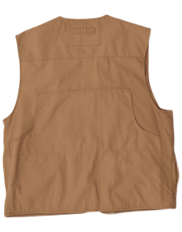 VINTAGE muška uslužna jakna UK 40 velika bež poliester