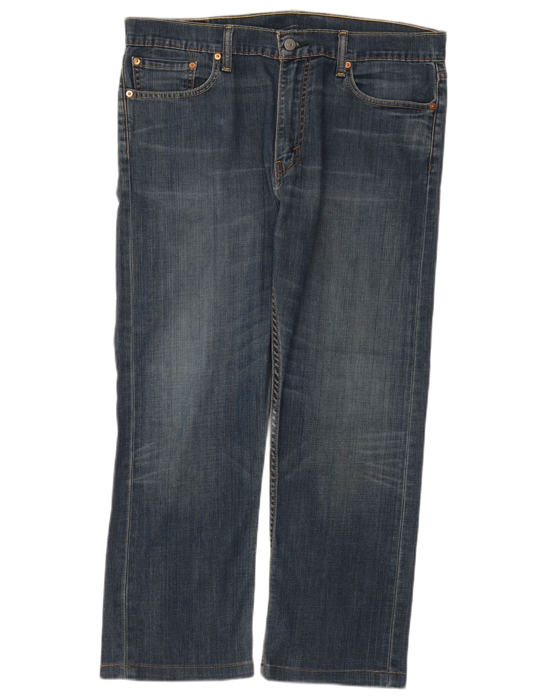 Levi's muške 504 ravne traperice W36 L27 plavi pamuk