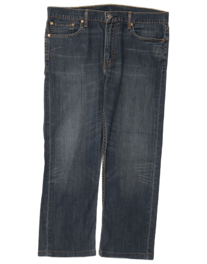 Levi's muške 504 ravne traperice W36 L27 plavi pamuk