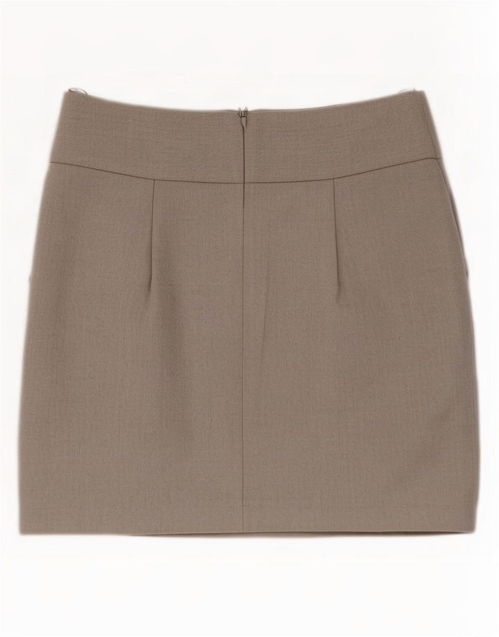 Topshop ženska mini suknja UK 12 srednje veličine W28 sivi poliester