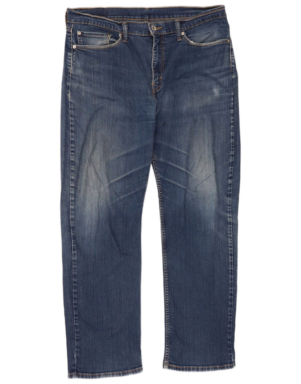 Levi's muške 514 ravne traperice W36 L32 plavi pamuk