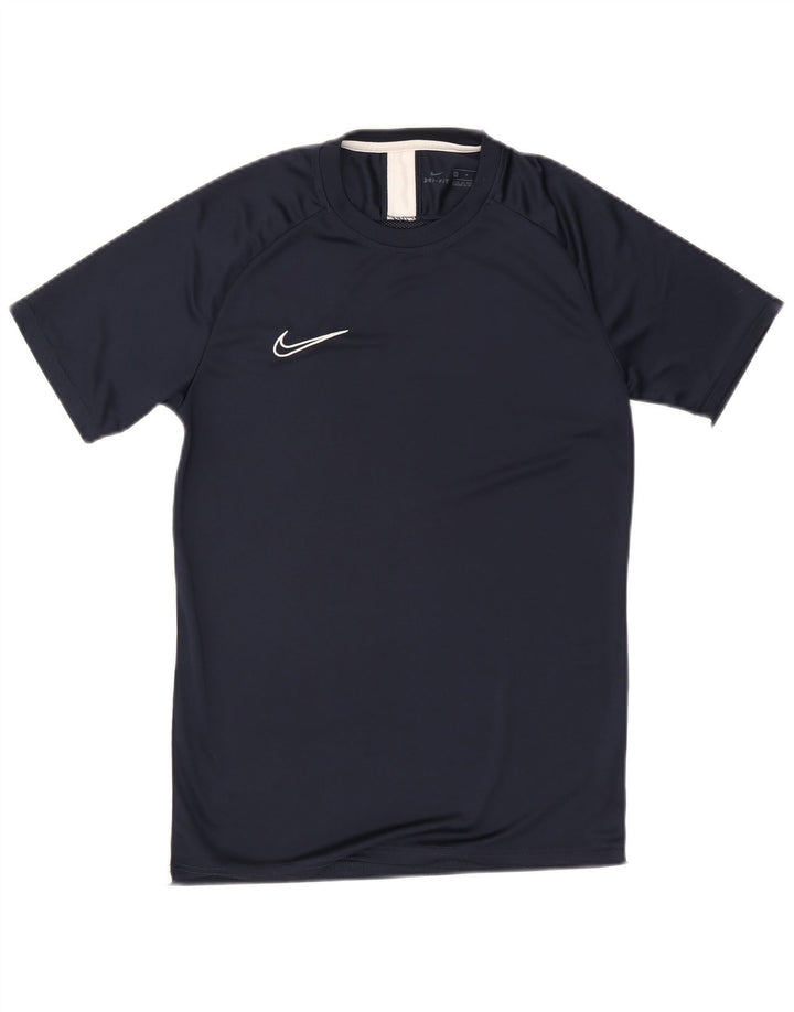 Nike Dri Fit T-Shirt Top srednje tamnoplave poliesterske boje